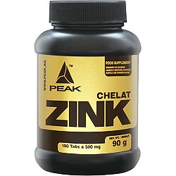 PEAK ZINK Chelat - 180 Tabletten