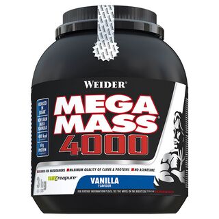 WEIDER Mega Mass 4000 - 3 Kg Strawberry