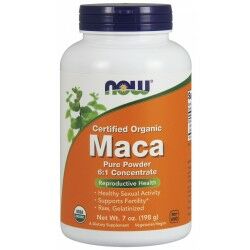 NOW Maca Pure Powder 6:1 Concentrate - 198 g Pulver