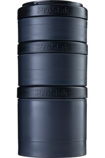 Blender Bottle Pro Stak Expansion Pak ( 1 x 100 ml / 1 x 150  m / 1 x 200 ml ) Black