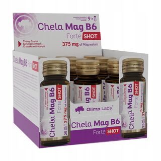 Olimp Sport Nutrition CHELA - MAG B 6 - 9 x 25 ml Shot Ampullen Orange