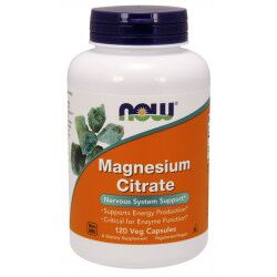 NOW Magnesium Citrate  - 120 Vegan  Kapseln