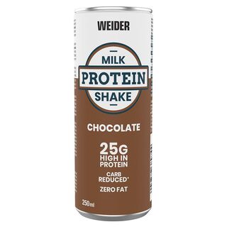 WEIDER MILK PROTEIN SHAKE 250 ML (  ZZGL . 0,25  PFAND ) CHOCOLATE
