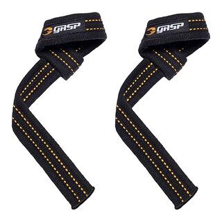 GASP Lifting Straps - One Size Black Yellow